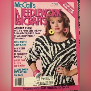 Lot of 8 1988 McCall's Needlework and Crafts Magazines